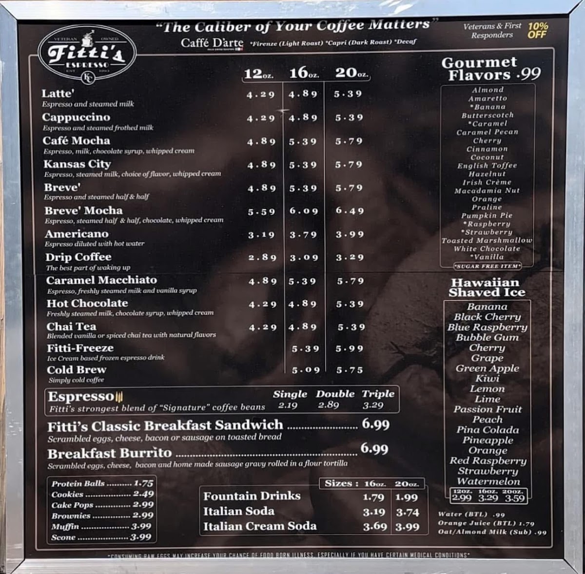 Menu Fitti's Espresso-1